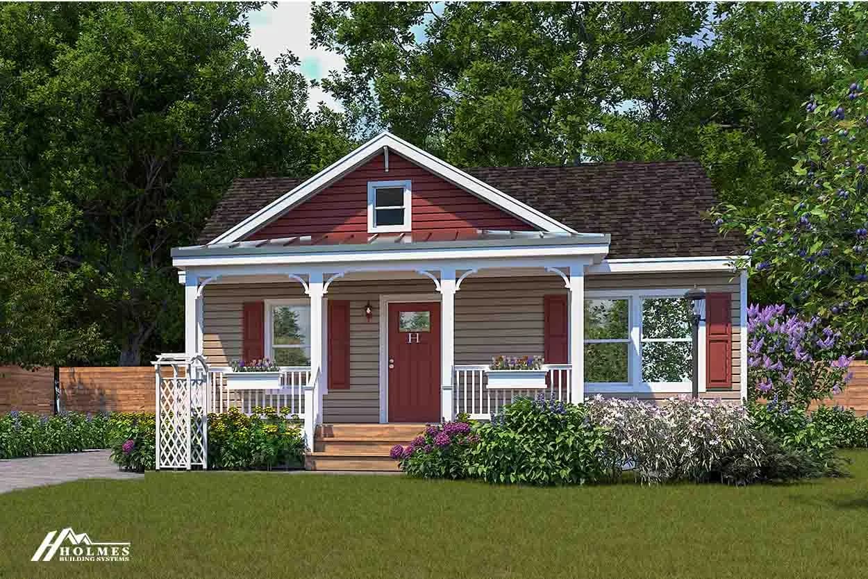 Amelia Cozy Cottage Ranch — front elevation