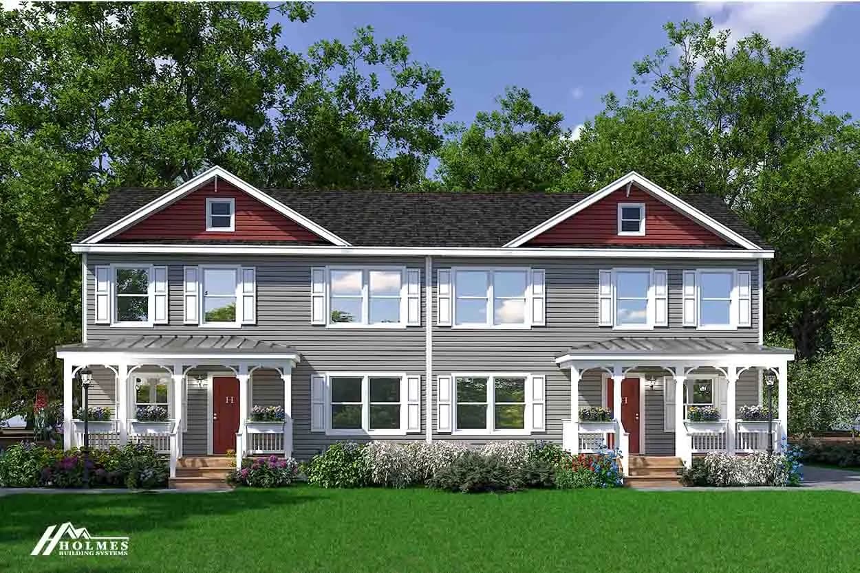 Amelia Cozy Cottage Two Story Duplex — Exterior