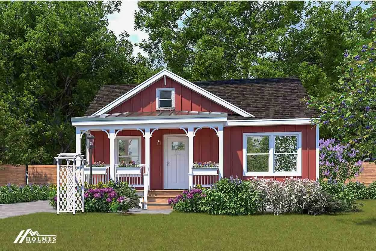Amelia II Cozy Cottage Ranch — front elevation