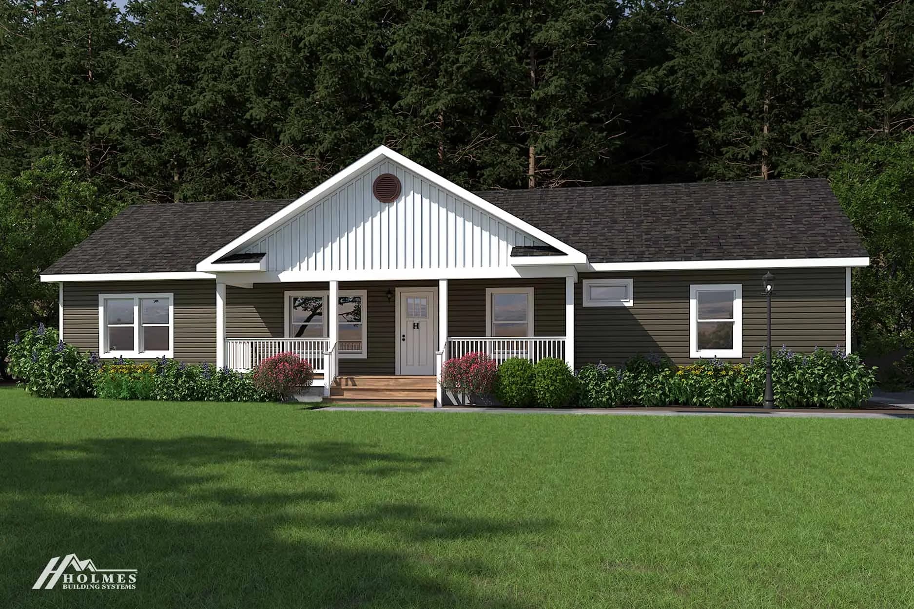 Cedar III — front elevation
