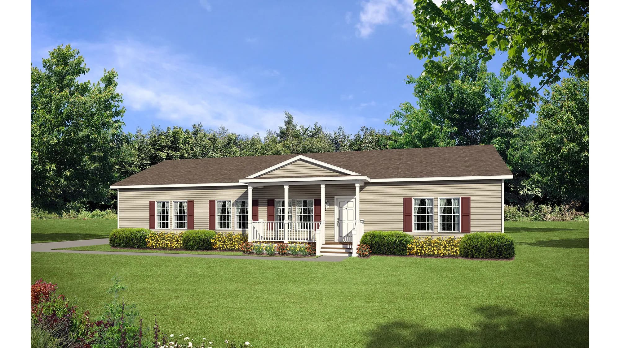 Riverside 3264-02 — front elevation