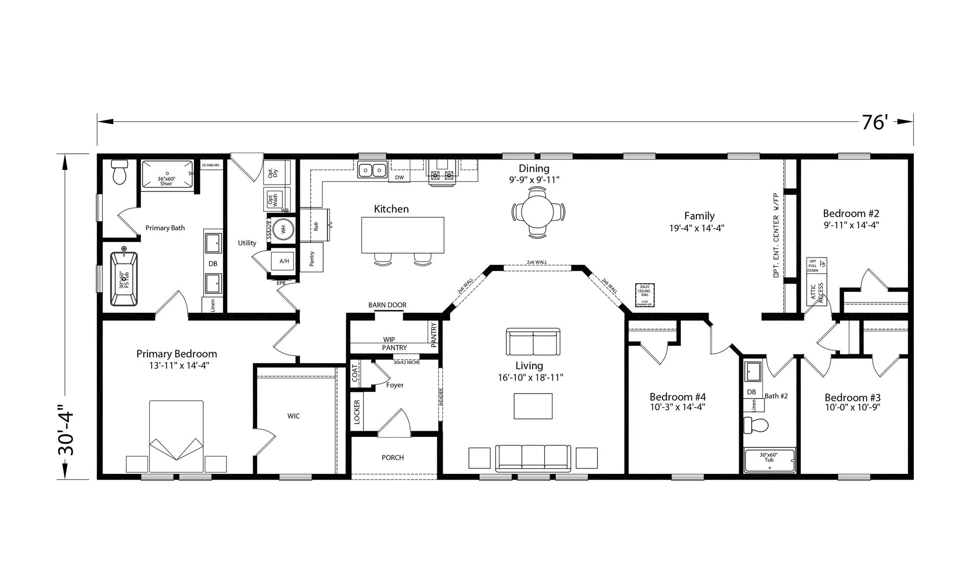 Tryon 3276-05 L — front elevation